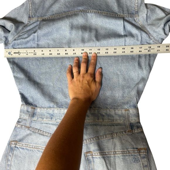 Rag and bone  XS Miramar Tulip Dress Light Wash Tencel Denim Look - Picture 11 of 14